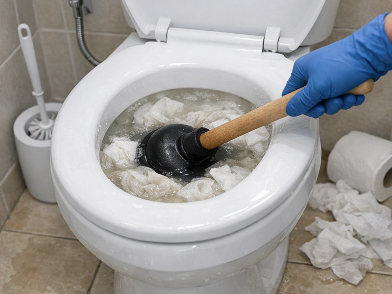 wc bouché vendée intervention